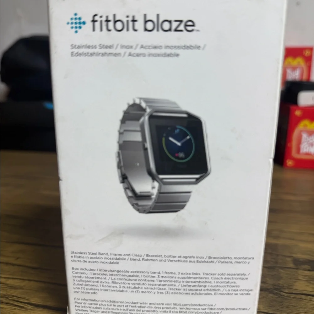 Fitbit Blaze Silver Metal Accessory Band